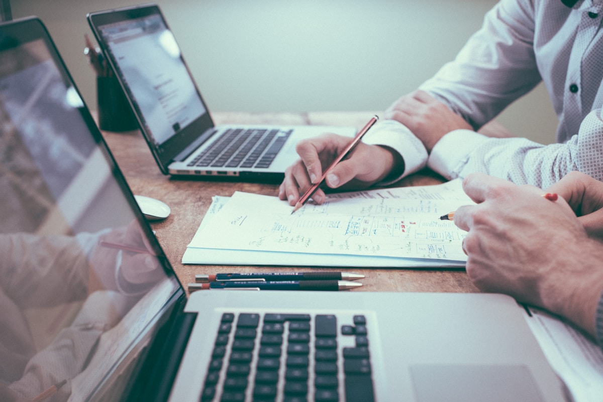 Analyst reviewing organized information on the platform